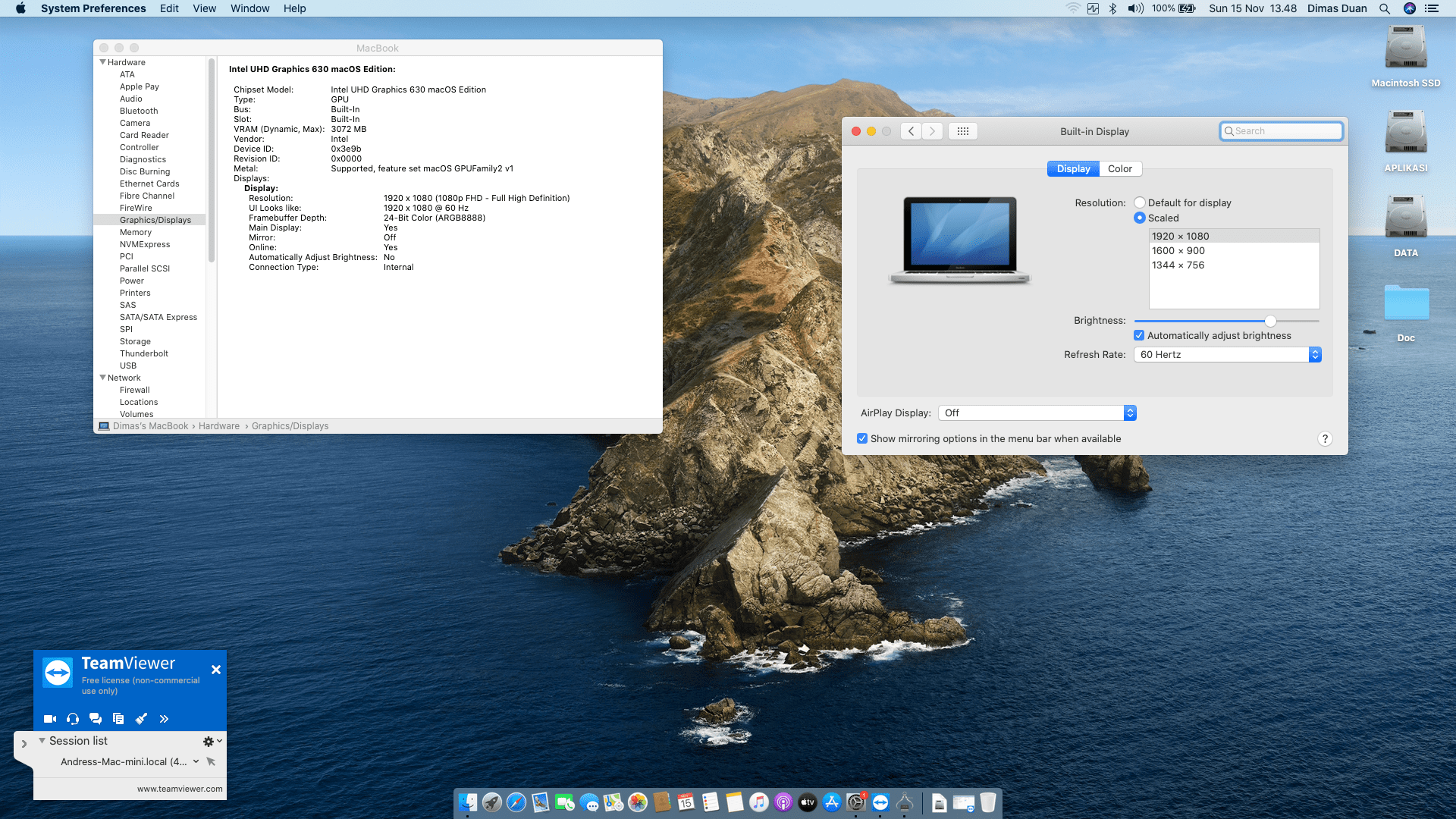 Dell Inspiron G5 15 5587 [CoffeeLake   Intel UHD 630 + I2C]   OpenCore 7